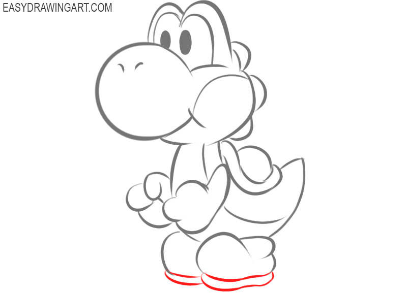 yoshi drawings easy