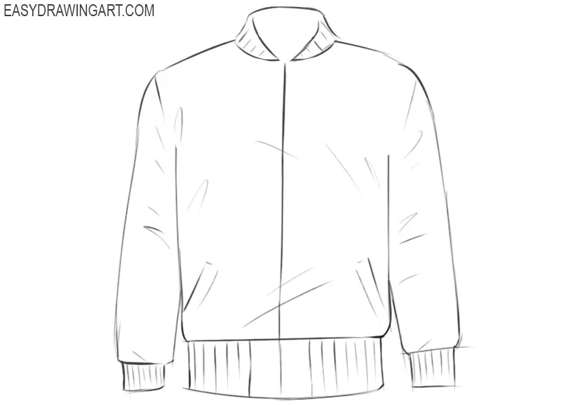jacket drawing easy