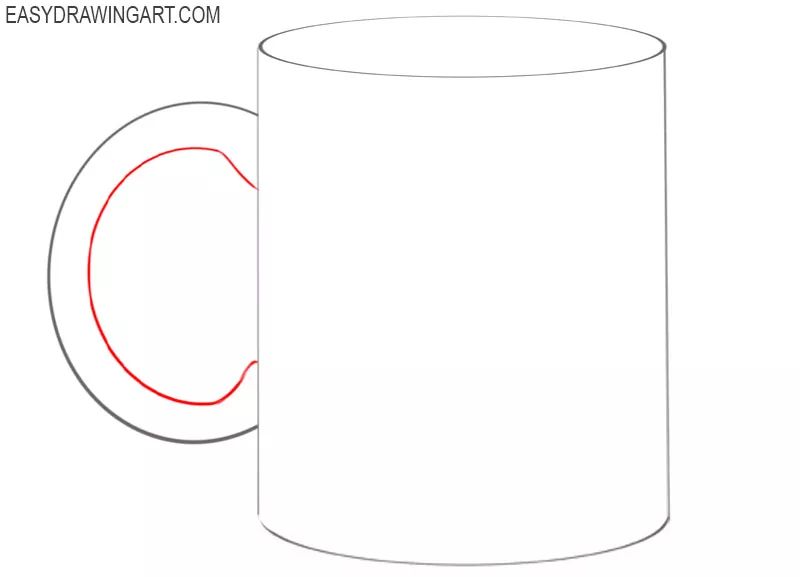 mug drawing easy