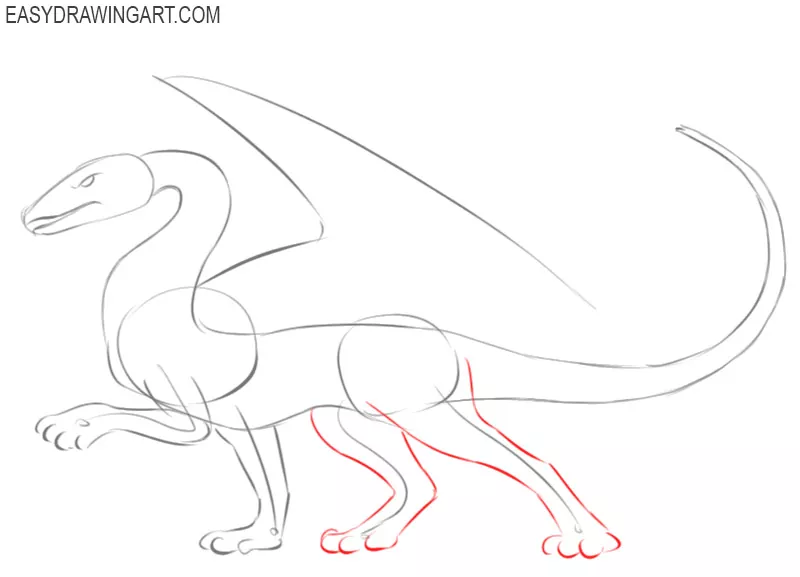 pics of how to draw a dragon