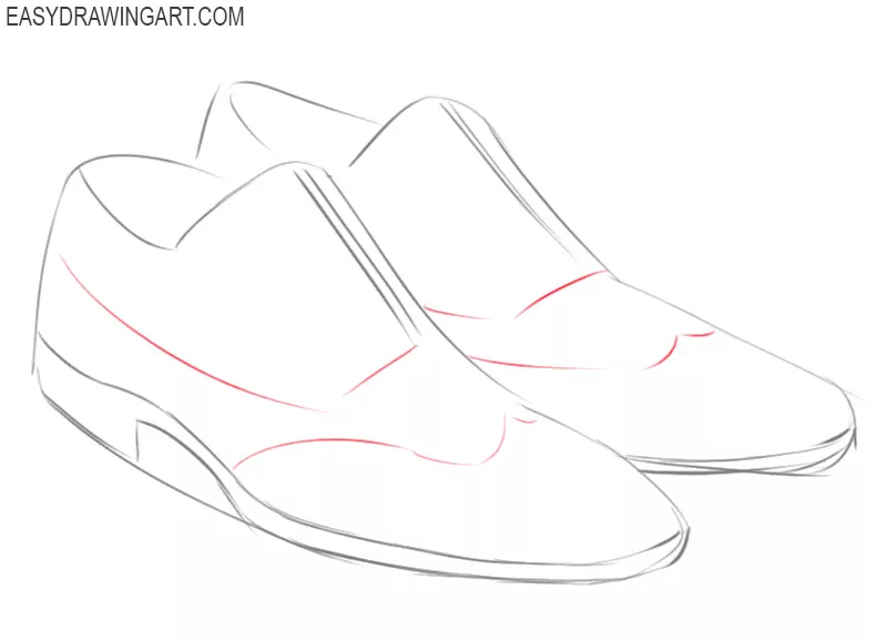 shoes drawing easy
