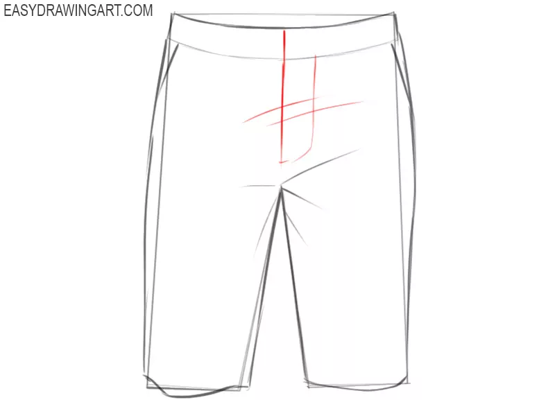 shorts drawing picture