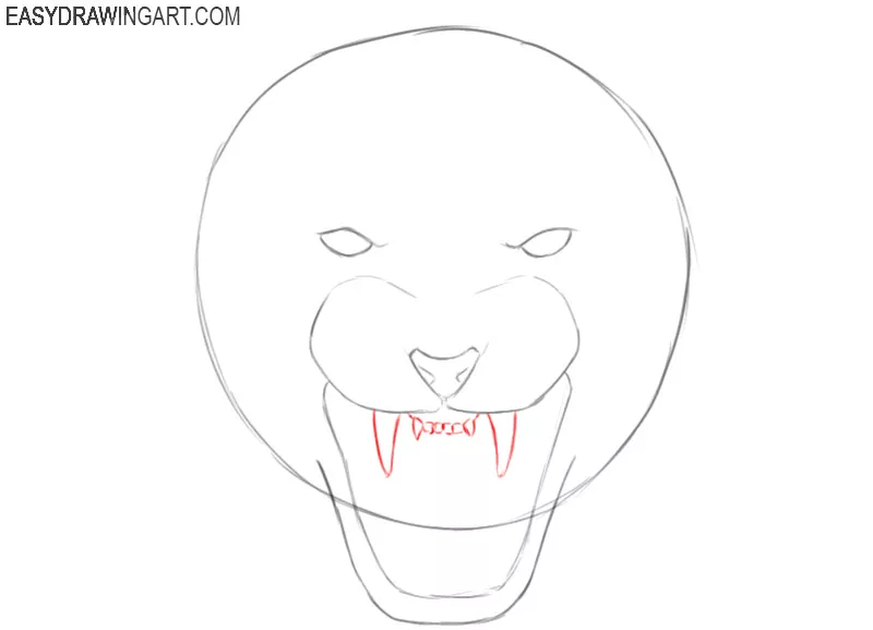 a menacing tiger face. a hand drawn illustration of a wild animal head.  line art drawing for emblem, poster, sticker, tattoo, etc. 4735466 Vector  Art at Vecteezy