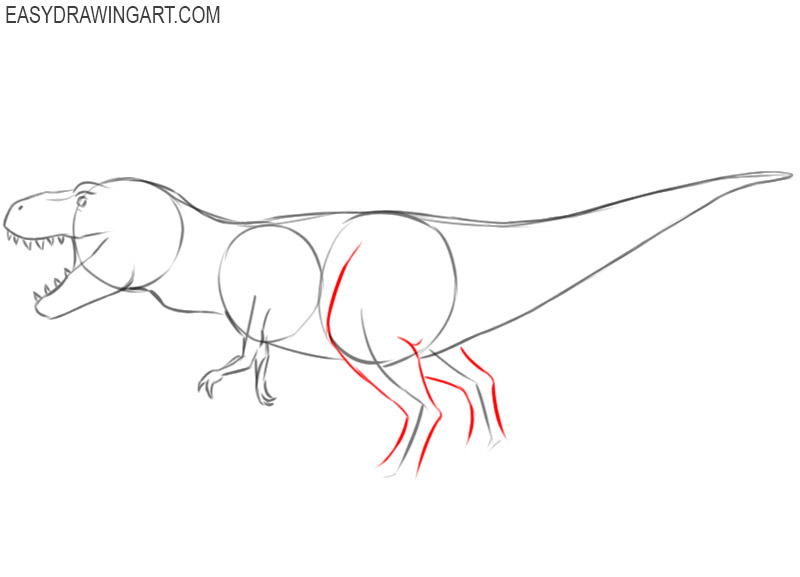 tyrannosaurus rex drawings