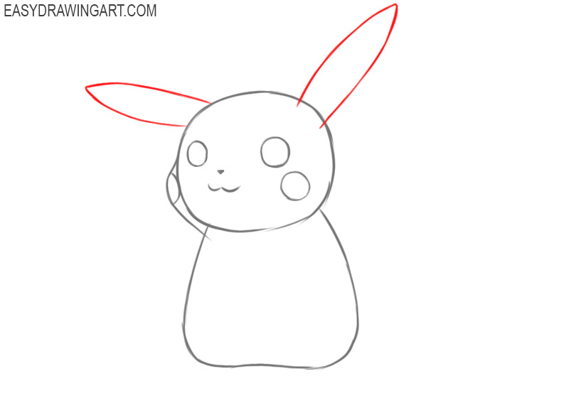 Easy to draw Pikachu