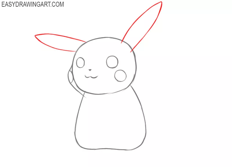 Easy to draw Pikachu