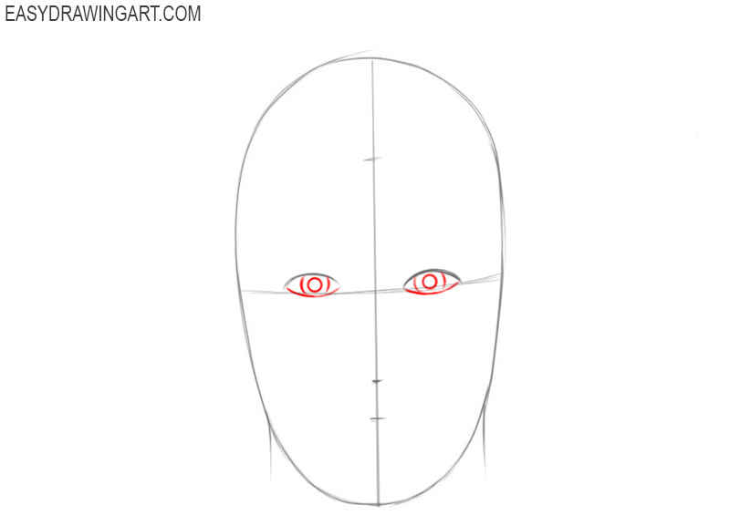 How do you draw a face