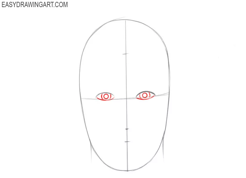 How do you draw a face