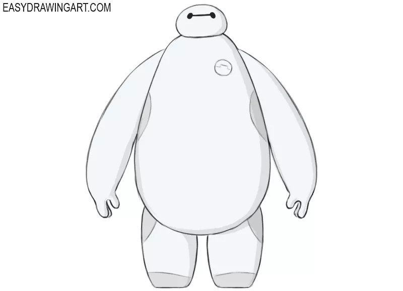 How to Draw Baymax Easy Drawing Art