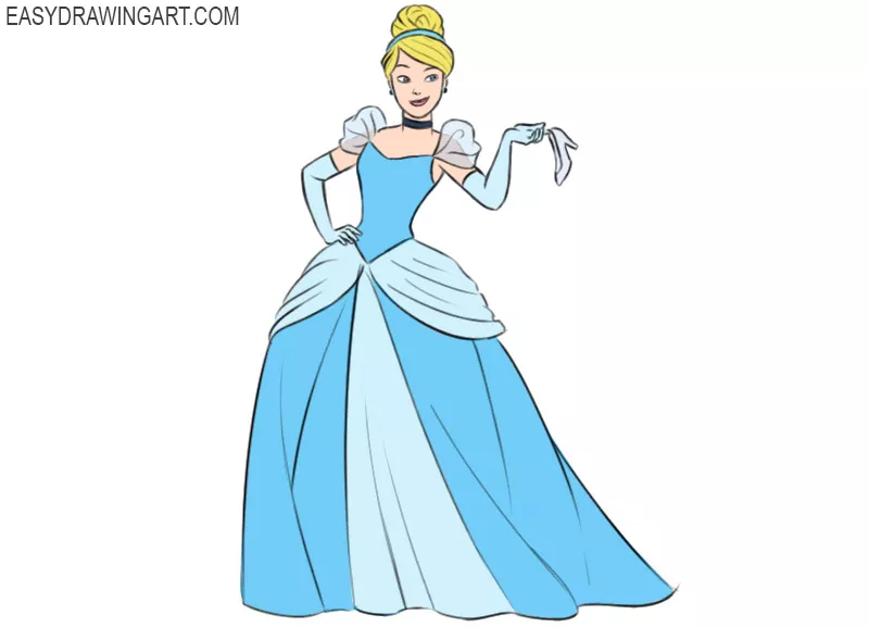 Platinum Cinderella Wedding Dress Sketches  Debut