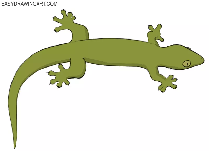 Cartoon baby lizard stock vector. Illustration of lizard - 137124372