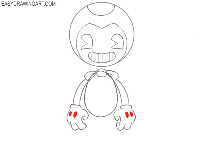 How to draw Bendy from Bendy