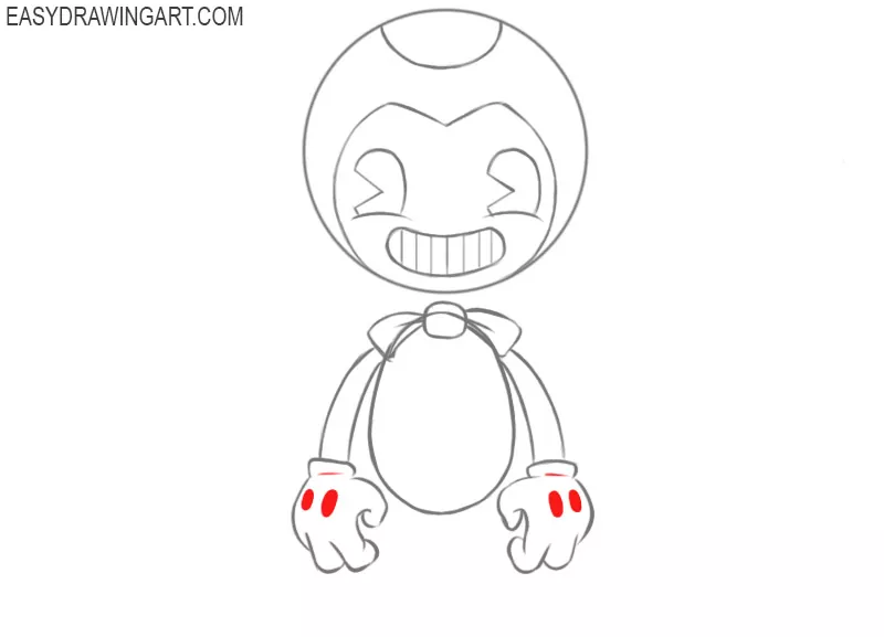 How to draw Bendy from Bendy