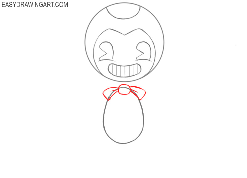 How to draw Bendy monster