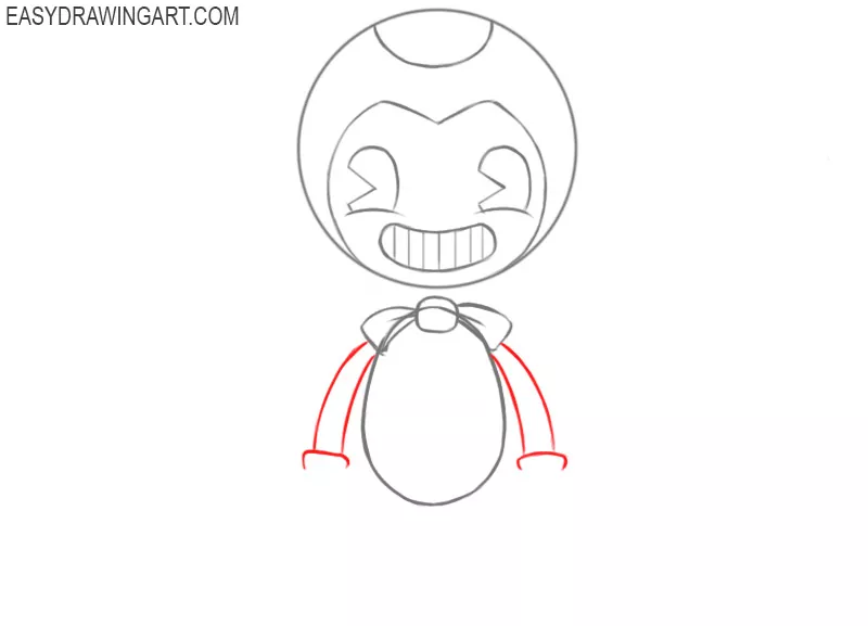 How to draw Bendy's hands