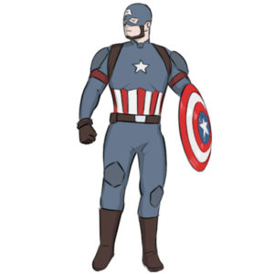 How to draw Captain America