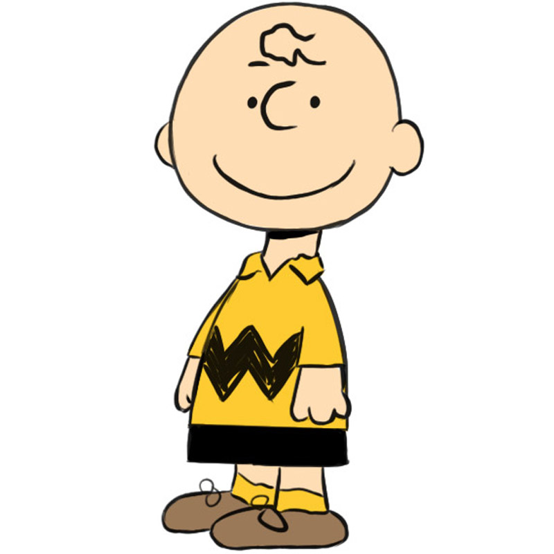 How to Draw Charlie Brown - Easy Drawing Art