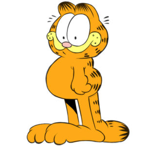 How to draw Garfield
