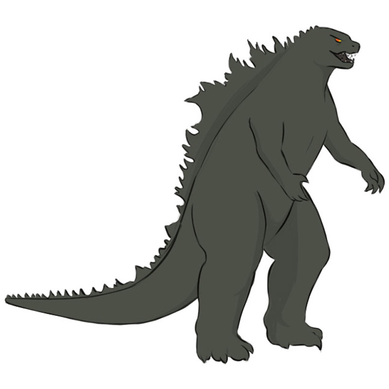 How To Draw Godzilla 2024 Ardyth Mireielle