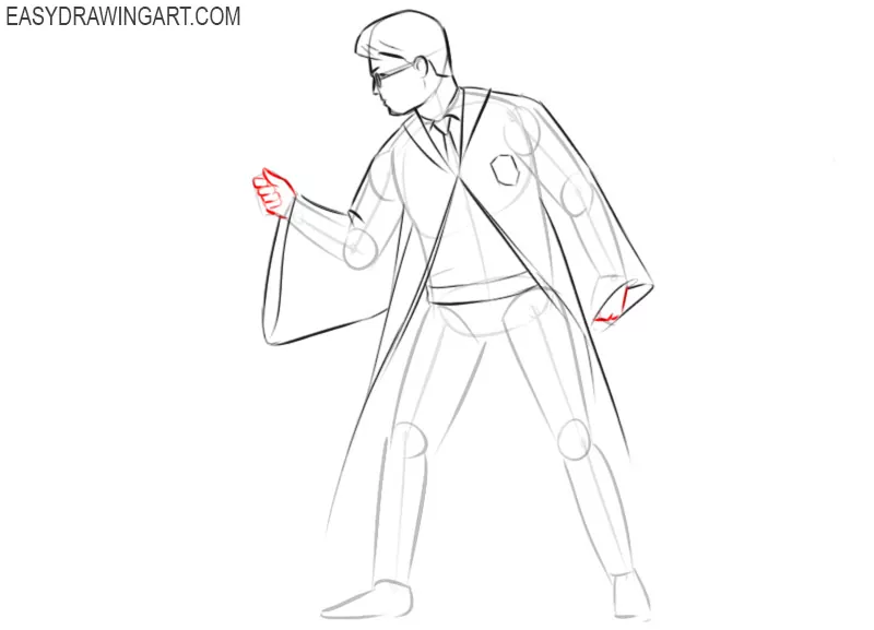 How to draw Harry Potter easy step by step