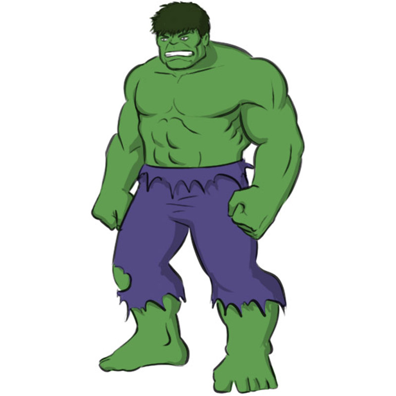 How to Draw Hulk - Easy Drawing Art