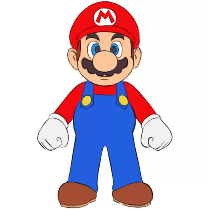 How to Draw Mario Easy Drawing Art