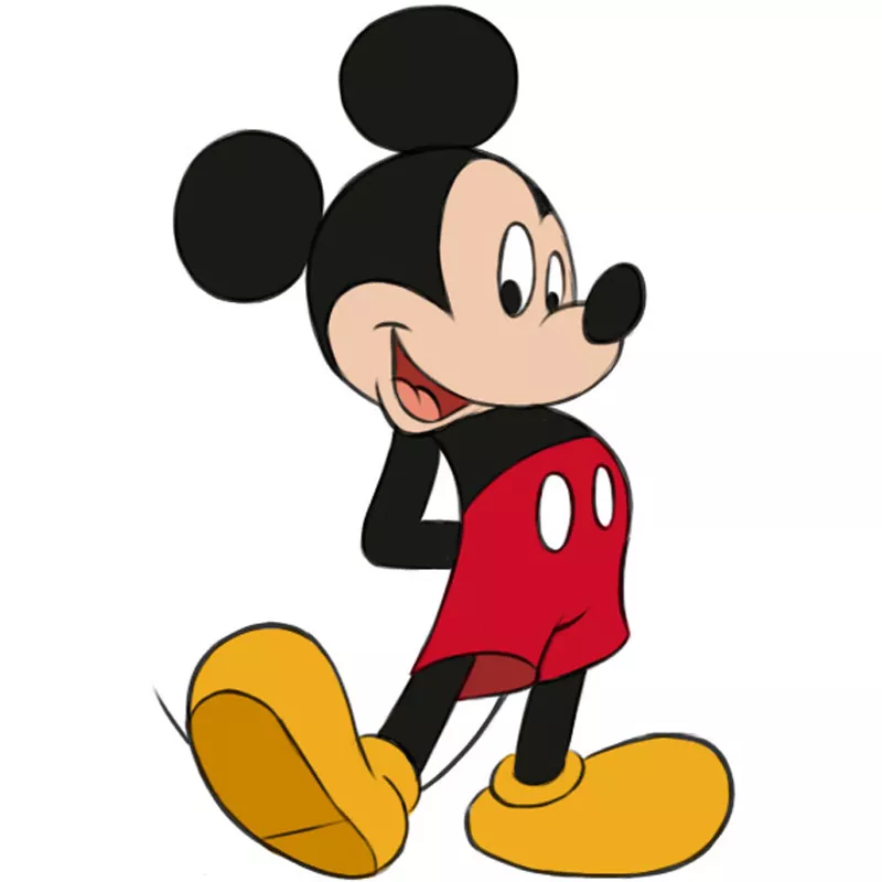 How To Draw Mickey Mouse For Kids, Easy Tutorial, 7 Steps - Toons Mag-vachngandaiphat.com.vn