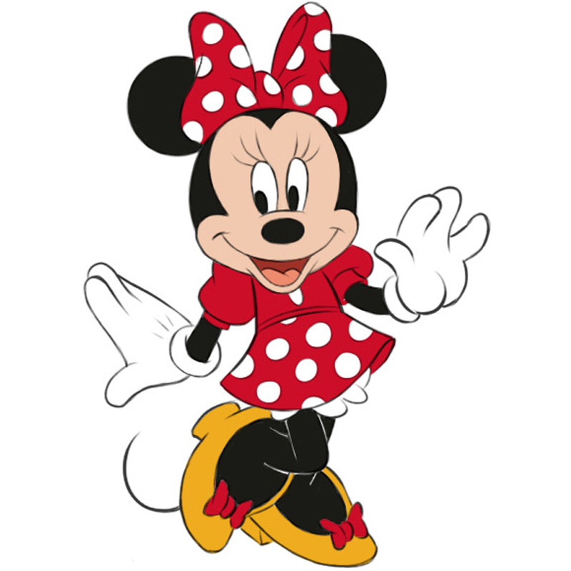 How to Draw Minnie Mouse with Simple Step by Step Drawing Lesson - How to  Draw Step by Step Drawing Tutorials