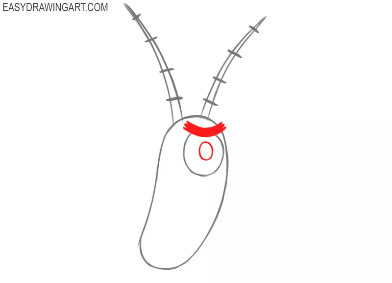 How to draw Plankton easy