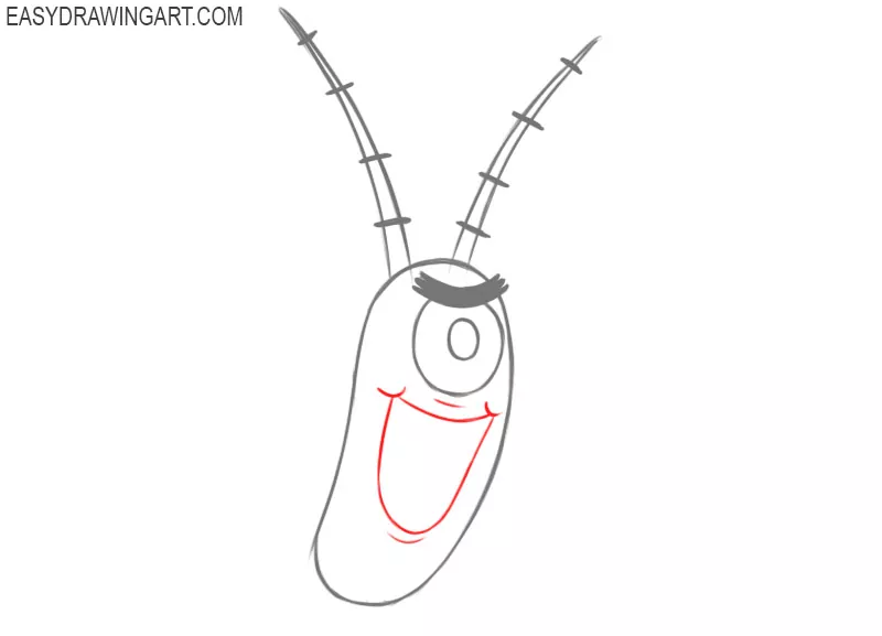 How to draw Plankton step by step easy