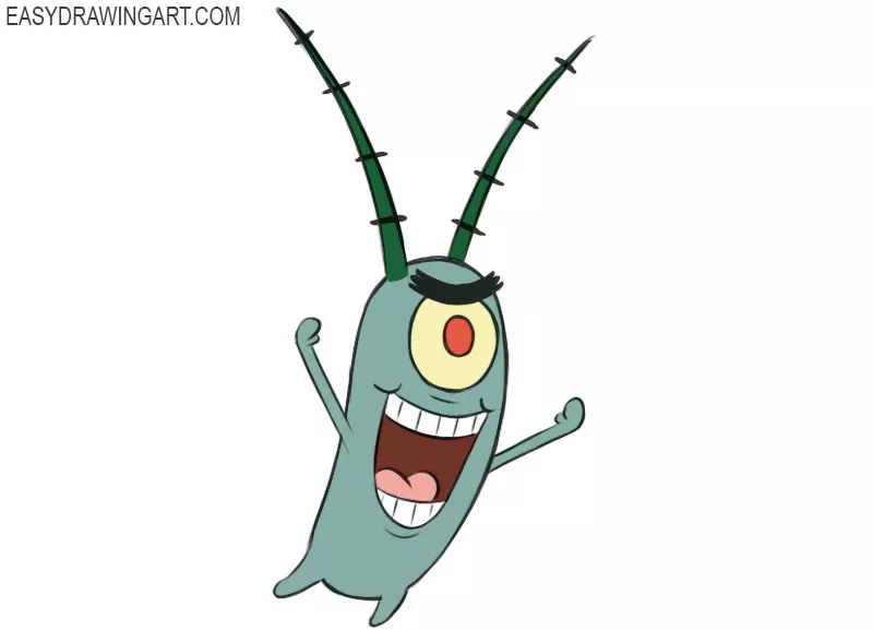 How to draw Plankton