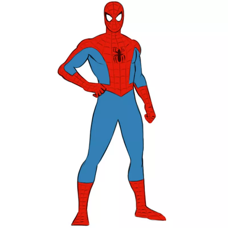 How to Draw Spider-Man - Easy Drawing Art How to draw Spider-Man