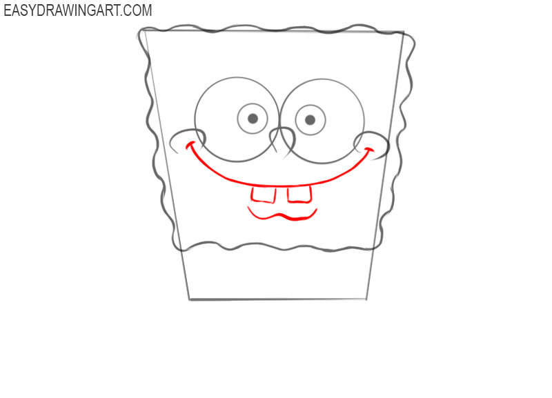 How to draw Spongebob Squarepants for beginners