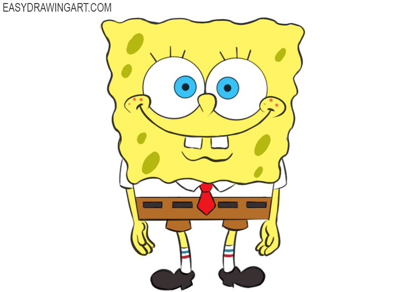How to draw Spongebob Squarepants