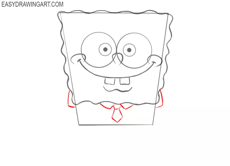 How to Draw Spongebob - Easy Drawing Art