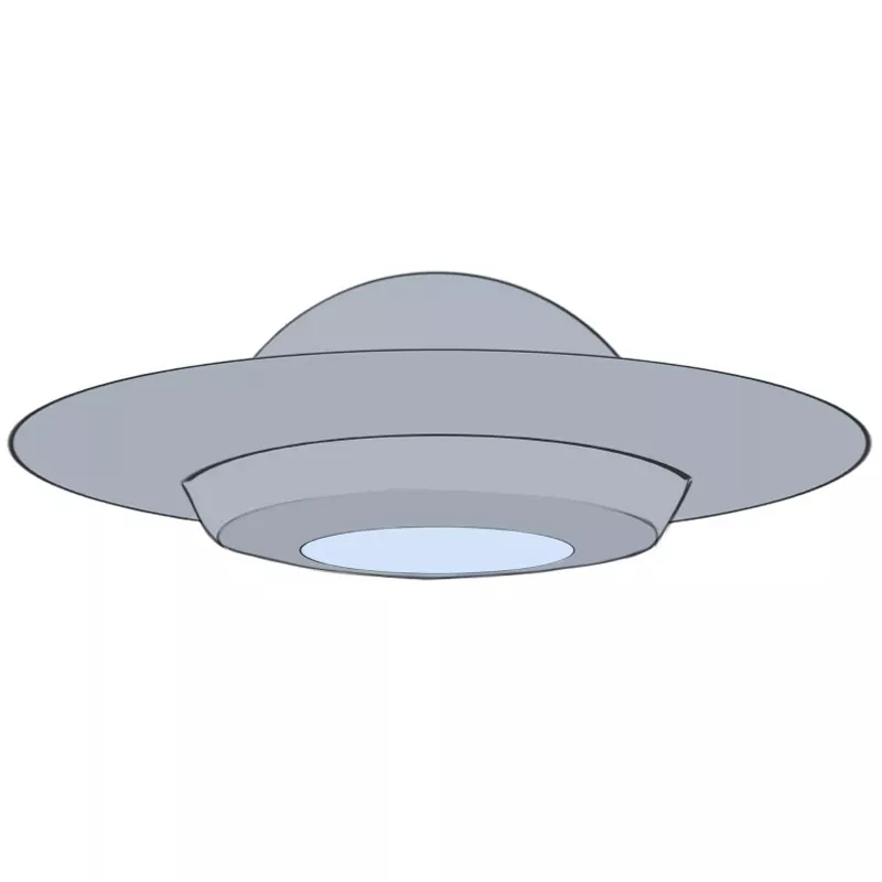 How To Draw A UFO Easy Drawing Art   How To Draw A Ufo 