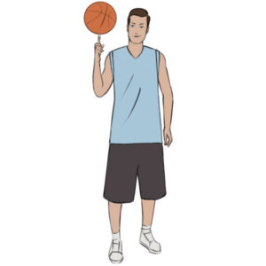 How to draw a basketball player