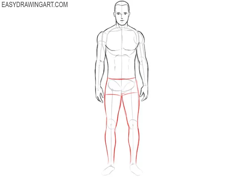 How to draw a body easy