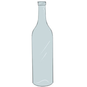 How to draw a bottle