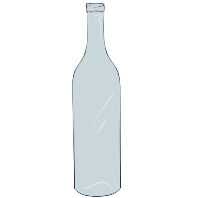 200 ml Juice/Flavoured milk Glass Bottle CC Neck - Ajanta Bottle Pvt Ltd -