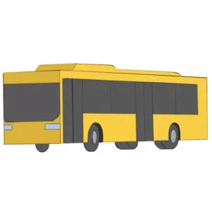 How to draw a bus