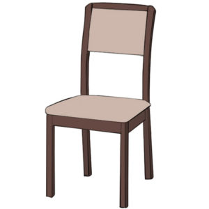 How to draw a chair