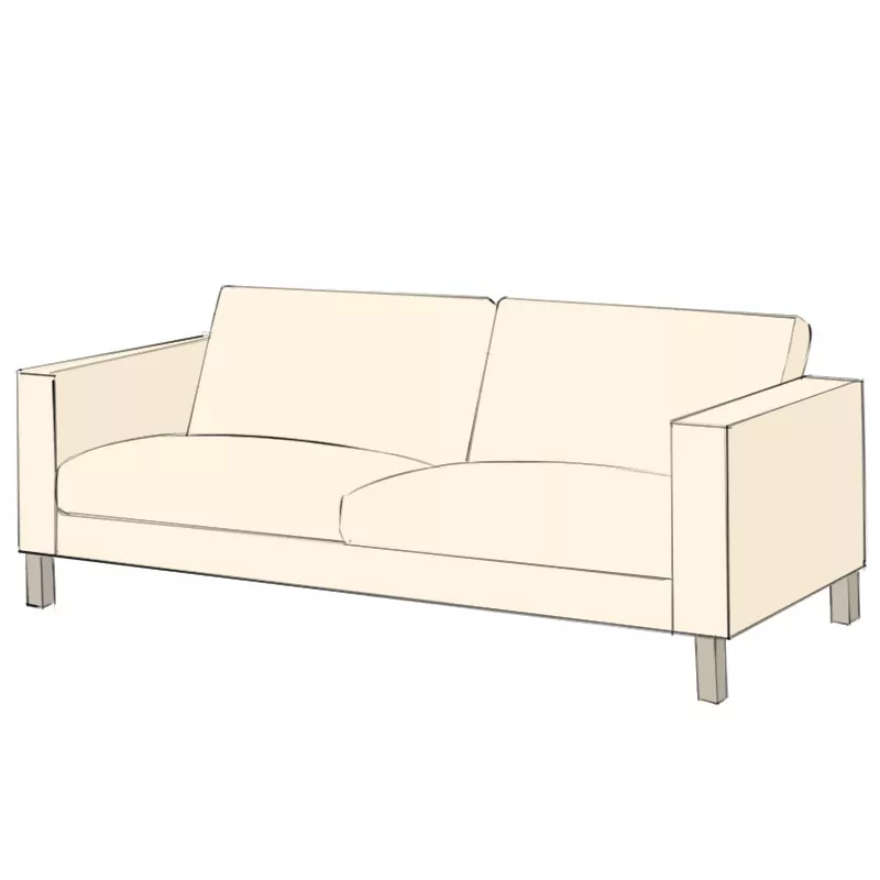 How To Draw A Sofa Set - Tutorial Pics