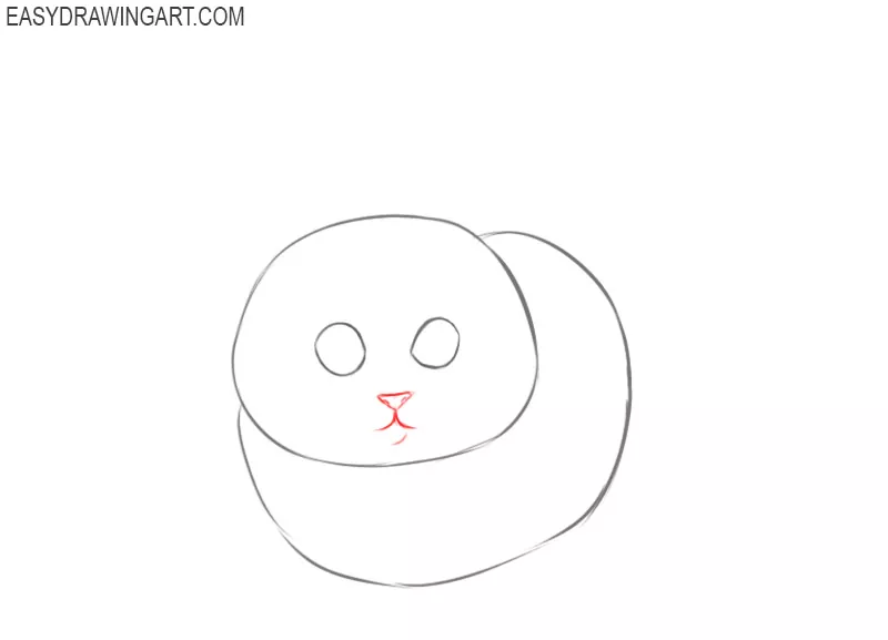 How to draw a cute cat