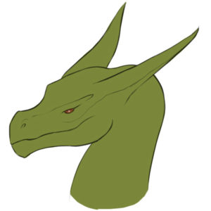 How to draw a dragon head