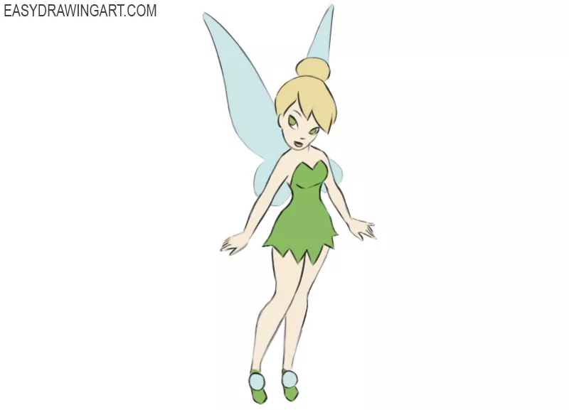 How to draw a fairy