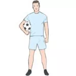 How to Draw a Football Player