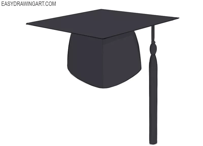 graduation cap drawing simple - Clip Art Library