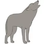 How to Draw a Howling Wolf