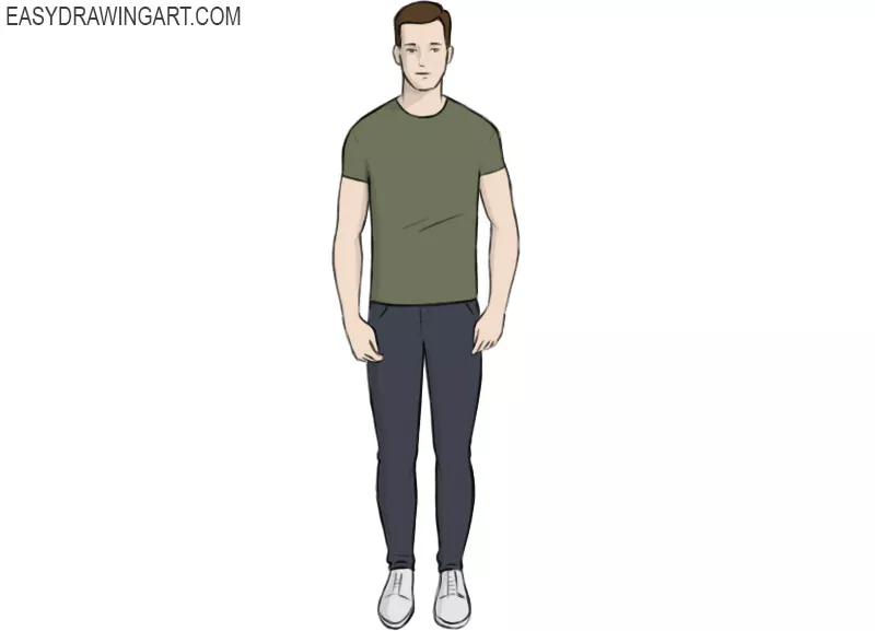 How to draw a human